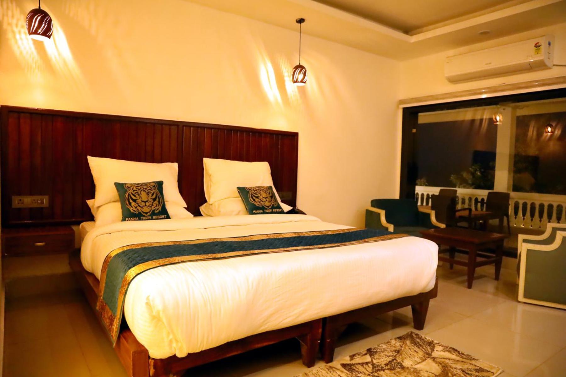 Panna Tiger Resort- Riverside Property Rājgarh Zewnętrze zdjęcie